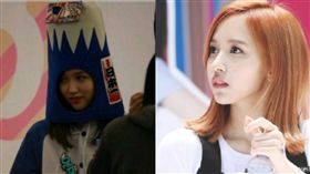 TWICE成員Mina誤戴旭日旗帽子（圖／翻攝自微博）