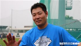 統一獅代理總教練黃甘霖現身NIKE棒球營（圖／陳怡汝攝）