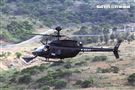 陸軍航特部OH-58奇奧瓦偵察直升機和AH-1W眼鏡蛇攻擊直升機偕同作戰，將來有可能由AH-64A阿帕契攻擊直升機替換AH-1W。（記者邱榮吉/攝影）