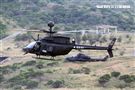陸軍航特部OH-58奇奧瓦偵察直升機和AH-1W眼鏡蛇攻擊直升機偕同作戰，將來有可能由AH-64A阿帕契攻擊直升機替換AH-1W。（記者邱榮吉/攝影）