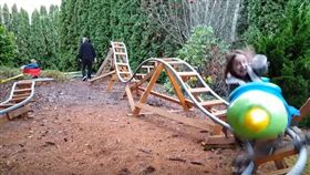 雲霄飛車,格雷格,後院,圖／翻攝自YouTube