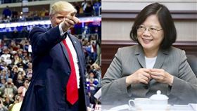 川普、蔡英文／臉書