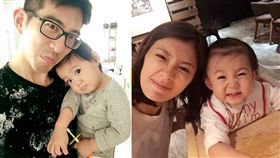 賈靜雯和修杰楷愛女咘咘（圖／翻攝自修杰楷、賈靜雯臉書）