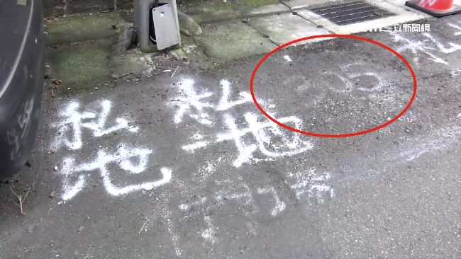 神秘305停車格　巷口圈地自畫白線