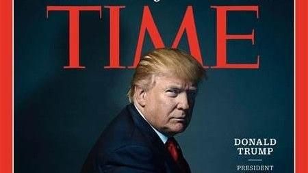 仔細看川普風雲人物照　似乎暗藏玄機