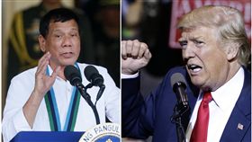 杜特蒂、川普（圖／美聯社／達志影像）