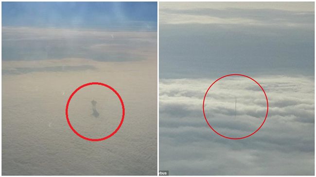 外星人基地？他目睹雲端上不明突起物