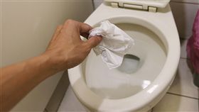 衛生紙,面紙,馬桶,溶解,環保署
圖／中央社