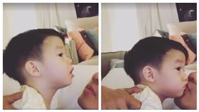 ▲翔翔被黑人強吻。（圖／翻攝自River&Ryan Happy Life臉書）
https://www.facebook.com/River.Ryan0115/videos/1293762904020922/