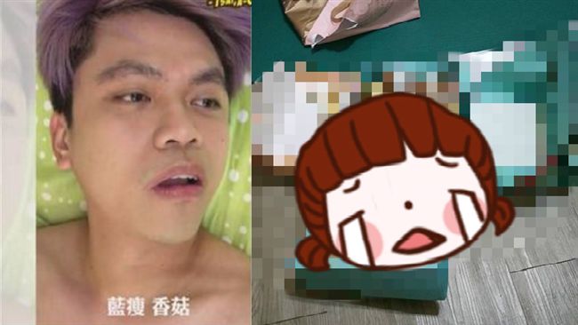 送喜餅被撞爛　蔡阿嘎難過PO文