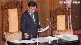 立法院長蘇嘉全9日主持院會，三讀通過《洗錢防制法》修正案。　圖／記者林敬旻攝