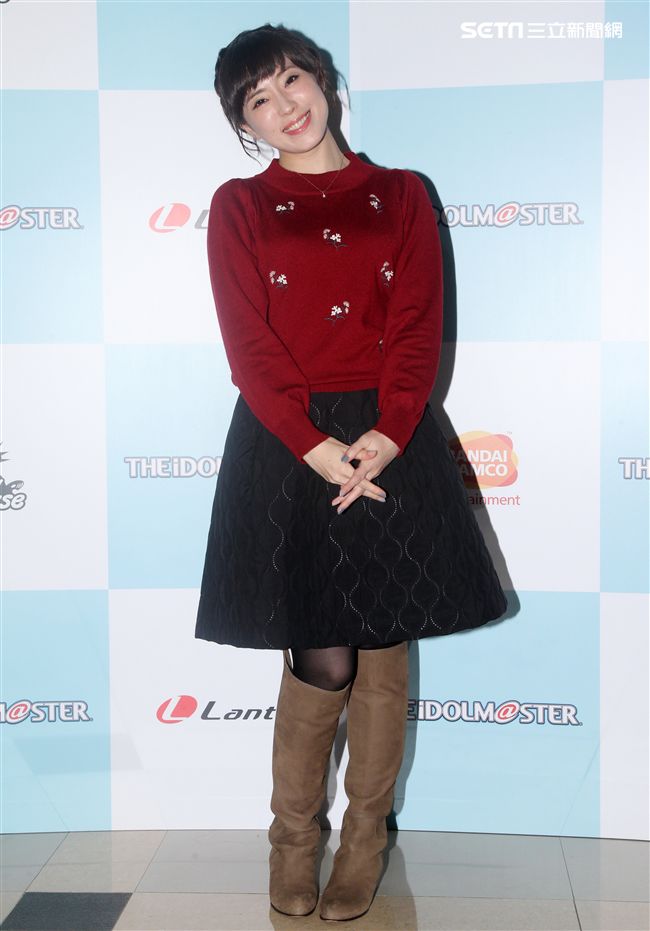 偶像大師為天海春香配音的中村繪里子，來台宣傳「原音重現｣，並與粉絲見面。（記者