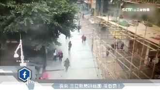 四川鷹架倒塌　民眾見義勇為救工人