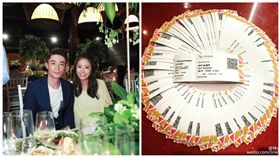 林心如,霍建華（圖／林心如工作室提供、翻攝自林心如微博）