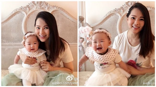 伊能靜女兒會站了　肉肉臉頰超卡哇伊