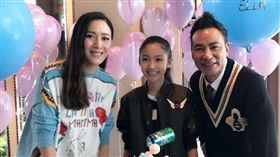 任達華,琦琦,任晴佳,圖／微博