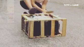 史上最困難！Eason竟用鋸子開箱