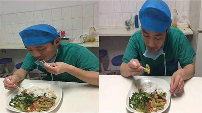 醫師為練「金手指」　竟拿棉花棒吃飯