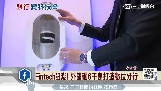 金融科技！外銀砸6千萬打造數位分行
