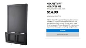 IKEA,產品,產品命名,產品名,改名,宜家,每日郵報　圖／翻攝自宜家官網