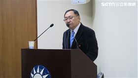 文化大學政治系講座教授陳一新。（記者盧素梅攝）