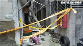 永和老公寓陽台崩塌