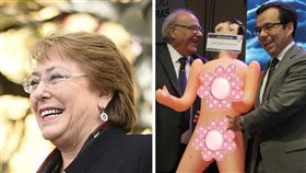 智利,經濟部長,充氣娃娃,塞斯佩德斯,Luis FelipeCespedes,巴舍萊,Michelle Bachelet
（圖／翻攝自巴舍萊推特、衛報）