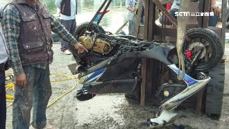 討厭女兒小男友　父偷對方機車丟入海