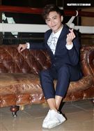 「快樂幫」歌手楊程鈞等待10年終發行首張迷你專輯《藏不住》。（記者邱榮吉/攝影）