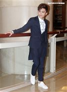 「快樂幫」歌手楊程鈞等待10年終發行首張迷你專輯《藏不住》。（記者邱榮吉/攝影）