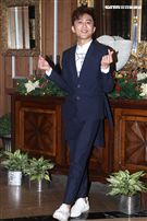 「快樂幫」歌手楊程鈞等待10年終發行首張迷你專輯《藏不住》。（記者邱榮吉/攝影）