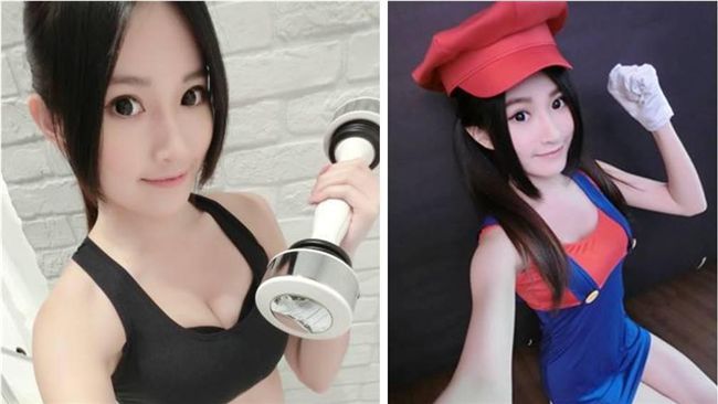 正妹教玩瑪利歐　結果網友重點全看錯