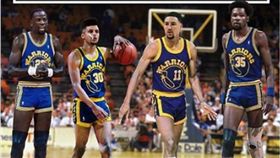 NBA,勇士隊,Bleacher Report,湖人隊,show time,復古,八零年代　圖／翻攝自Bleacher Report臉書