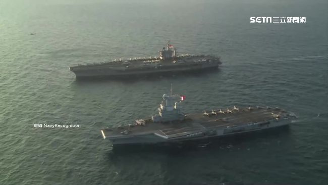 美偵察機窺探俄軍　俄航母逮個正著