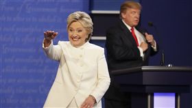 希拉蕊、川普／（圖／美聯社／達志影像）