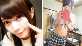 AV女優,日本,保坂繪里,雪白柑菜 圖／翻攝自推特