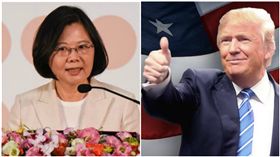 蔡英文、川普／記者林敬旻攝、川普臉書