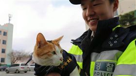 貓車掌,警察,Molrang,韓國釜山,報恩,警員,吉祥物,歐爸　圖／釜山警局臉書　https://goo.gl/wLTZaE
