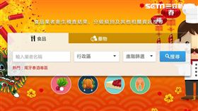 食藥粧網路地圖「尾牙春酒專區」。（圖／截取自食藥粧網路地圖http://imap.health.gov.tw/Index.aspx）