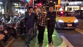 陳姓前清潔工持鐵撬闖「楓丹白露」社區毆打江蕙胞弟後逃逸，今晨在北市萬華友人家落網（翻攝畫面）