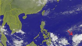 關島一熱低壓恐成輕颱「納坦」／中央氣象局
