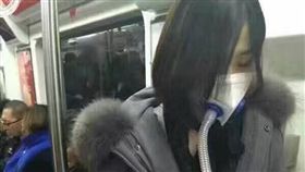 霧霾,中國大陸,空氣汙染,PM2.5,能見度（圖／翻攝自王奕凱臉書）