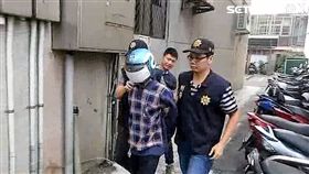 嫌犯陳金標持鐵撬打傷江蕙胞弟逃逸，警方透過DNA逮人，但他堅稱不認識江蕙及家人（翻攝畫面）