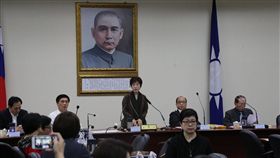 國民黨中常會，國民黨主席洪秀柱。（國民黨提供）