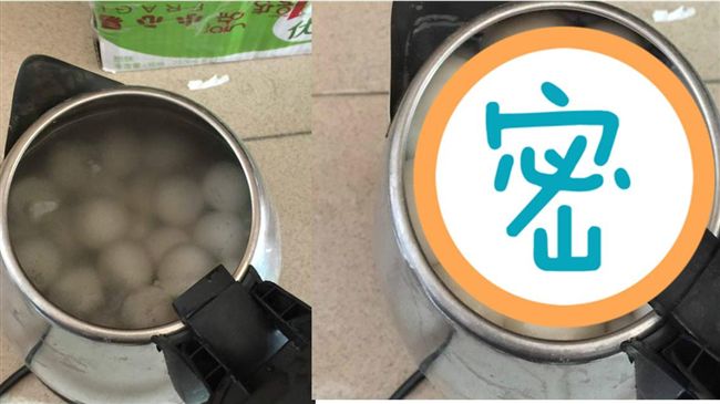熱水壺煮湯圓　結果卻讓網友融化惹！