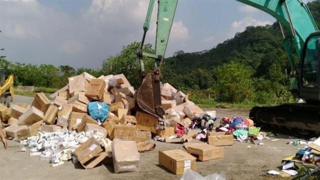 北市查私菸　105年度銷毀20萬包