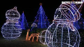 北觀處耶誕、跨年、元旦燈飾。（圖／北觀處提供）