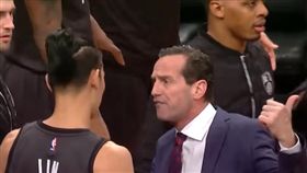 林書豪與Kenny Atkinson（圖／翻攝自YouTube）