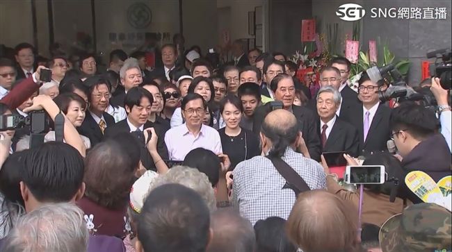 阿扁致詞半小時　台南綠委幾乎全到場