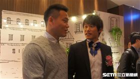 陳冠宇結婚、王柏融（陳怡汝攝）